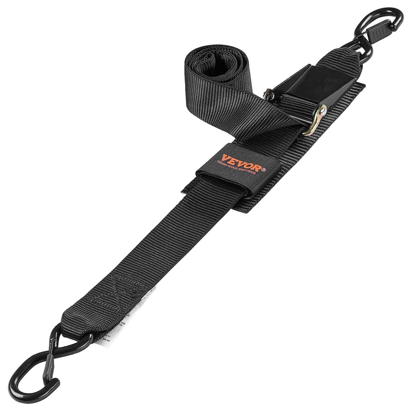 Weatherproof 2in x 4ft Retractable Tie Down Straps Multiple Wrap Use