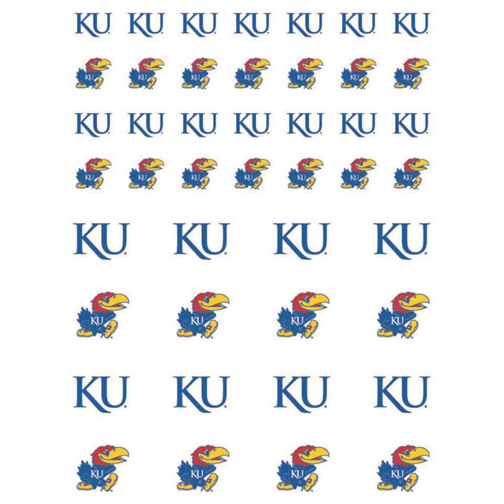 Kansas Jayhawks Small Sticker Sheet - 2 Sheets