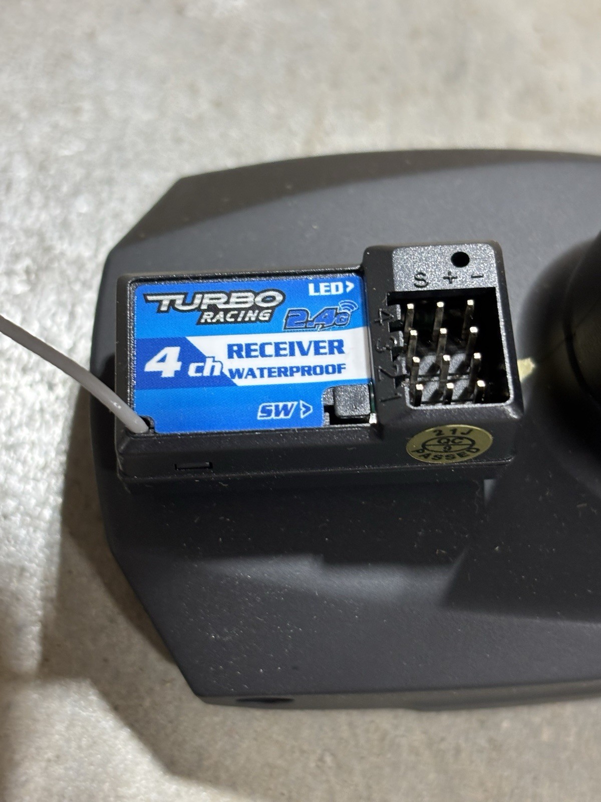 Turbo Racing Transmitter 2.4GHz Receiver 4 Channel Waterproof
