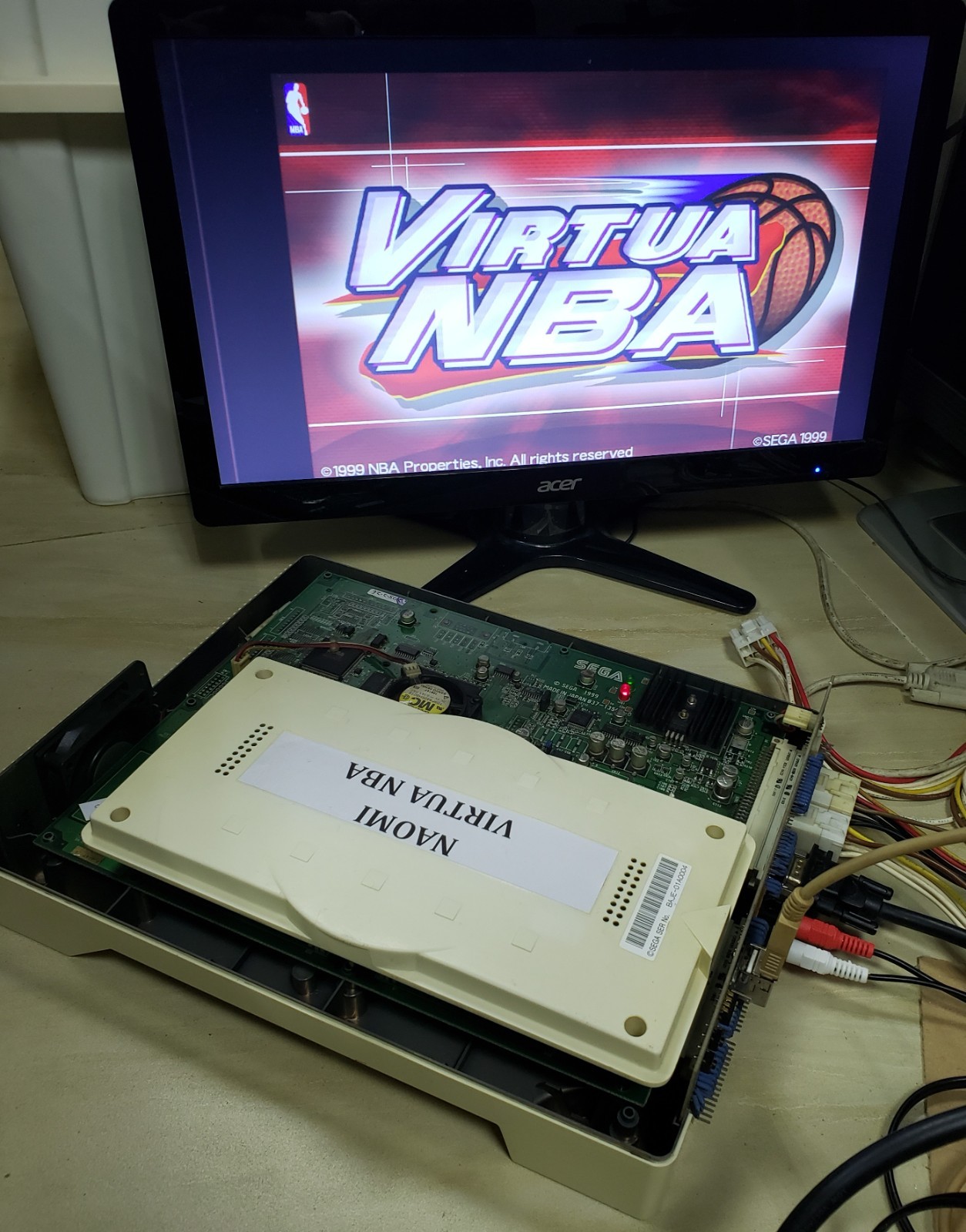 Virtua NBA Rom board with Naomi 1 System Video Arcade Game SEGA