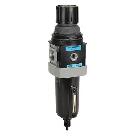Wilkerson B28-04-Fl00b Filter-Regulator, Particles/Water Removal, Overall