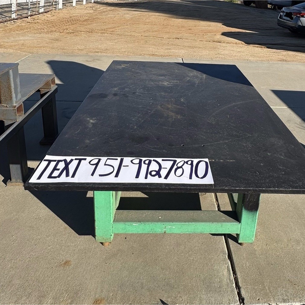 6x4' welding table 1" top
