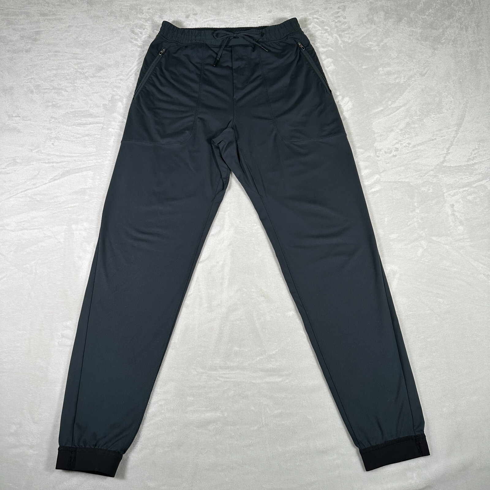 Lululemon Athletica Jogger Men Size M Elastic Waist Drawstring Slash Zip Pockets