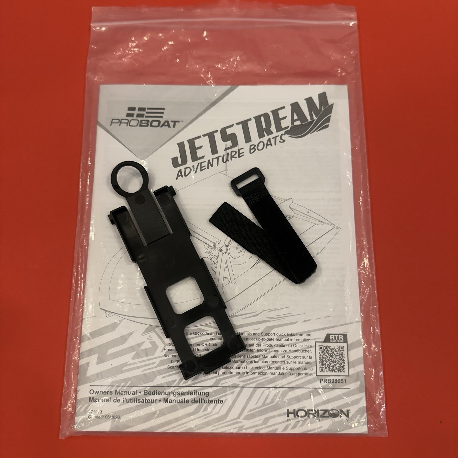 Pro Boat Jetstream Standard Quick Battery Tray W/ Manual