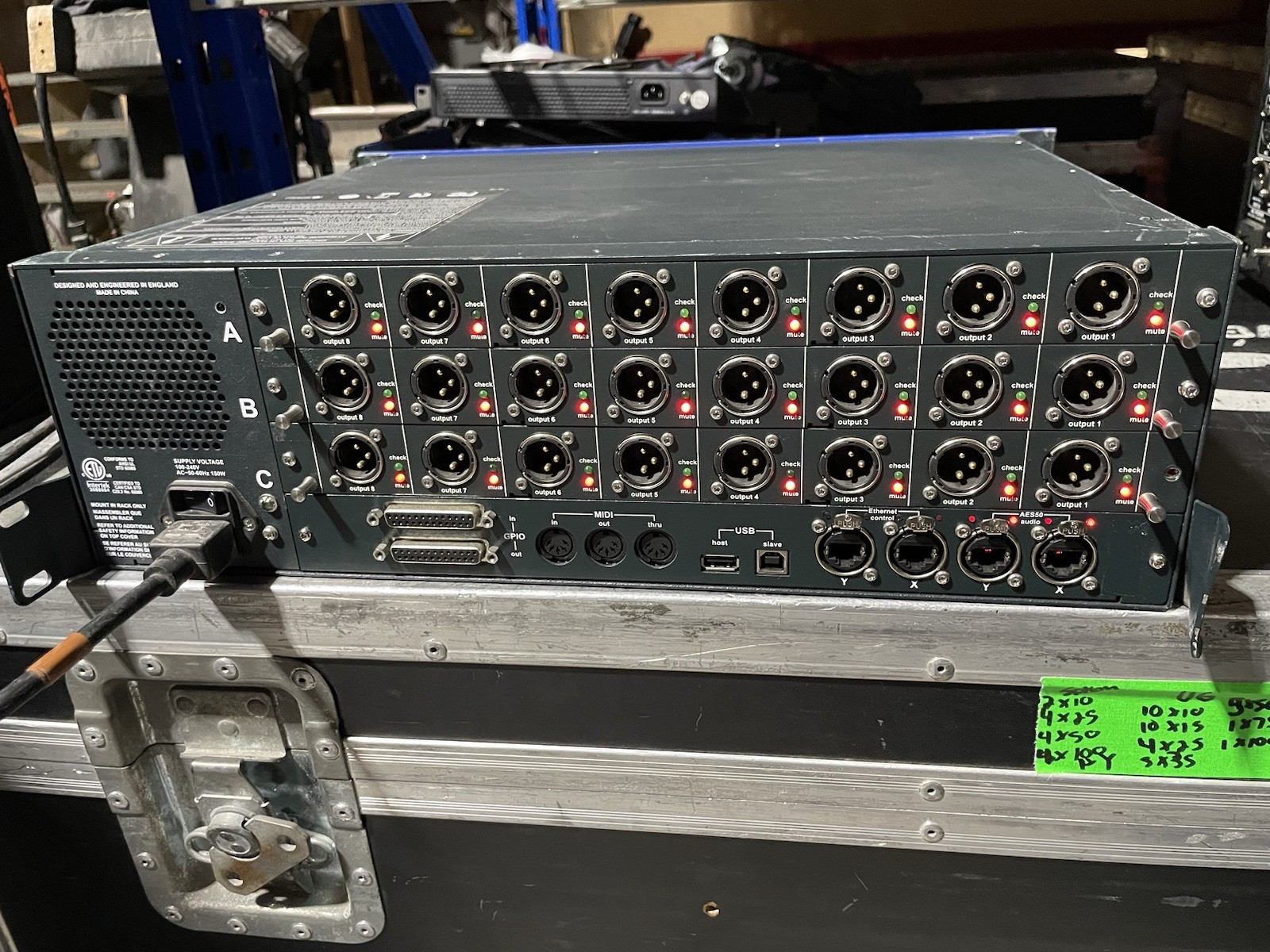 Midas DL 451 stage boxe for midas pro console with 24 out