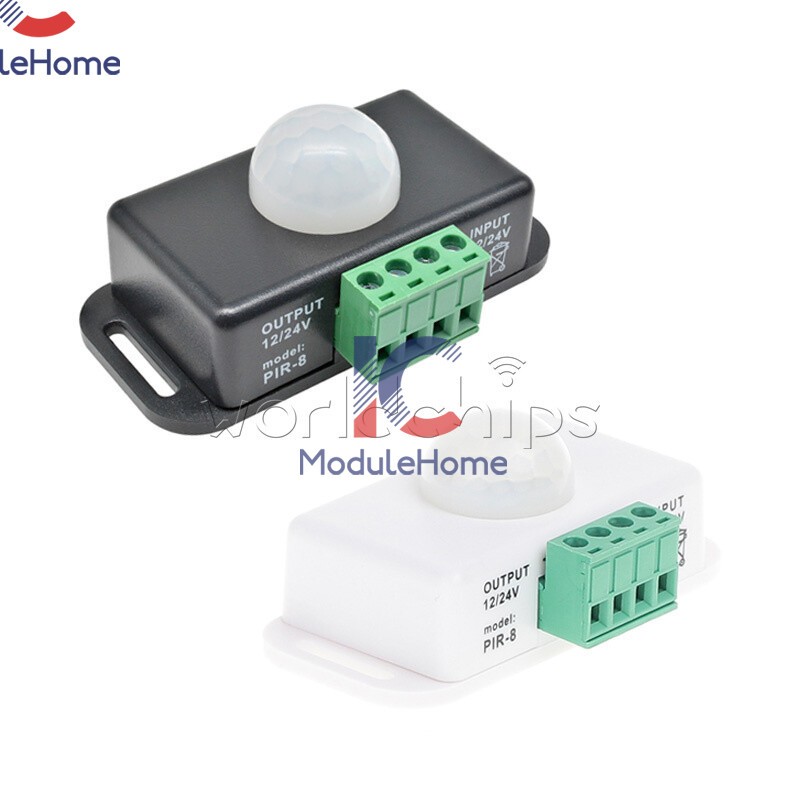 DC 12V-24V 6A Automatic Adjustable Infrared PIR Motion Sensor Switch Module