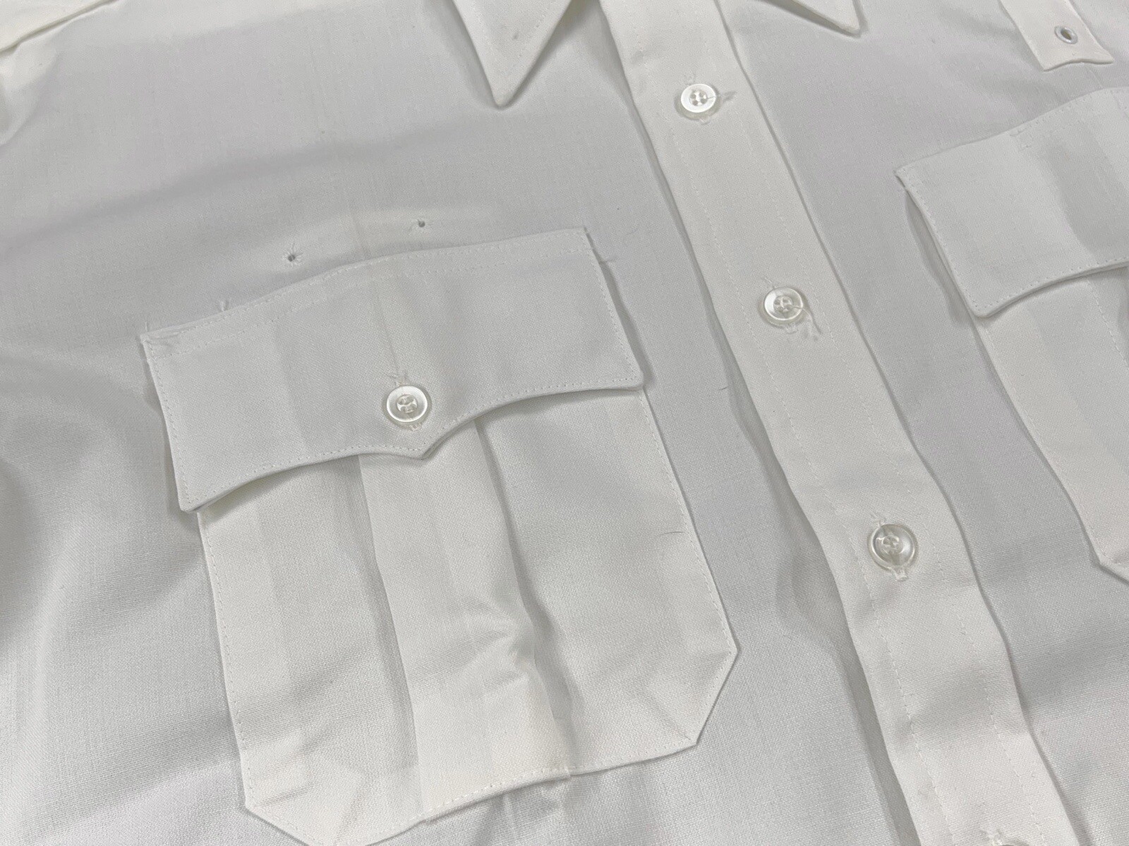 vintage conqueror styled service shirt Size 17.5 Nos