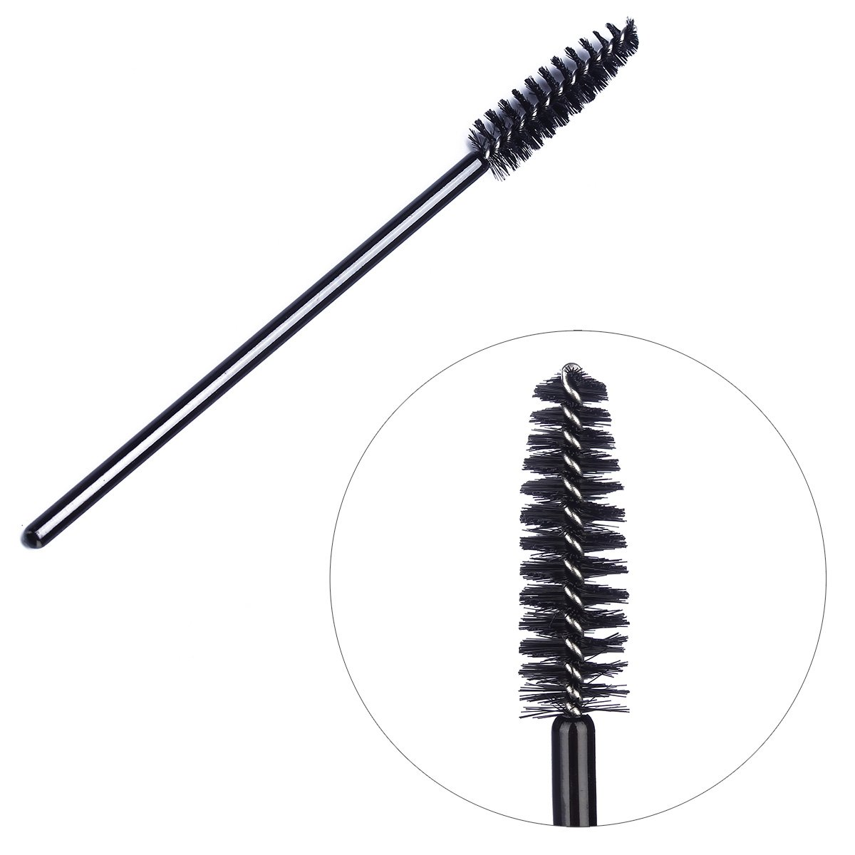 Disposable Mascara Wands Brush Makeup Spoolies Bulk for Eyelash Extensions 1000