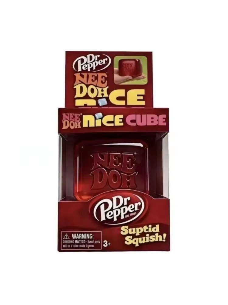 Hot Schylling NeeDoh Nice Cube, Sensory Anti-Stress Block, Soft Squishy Stress R