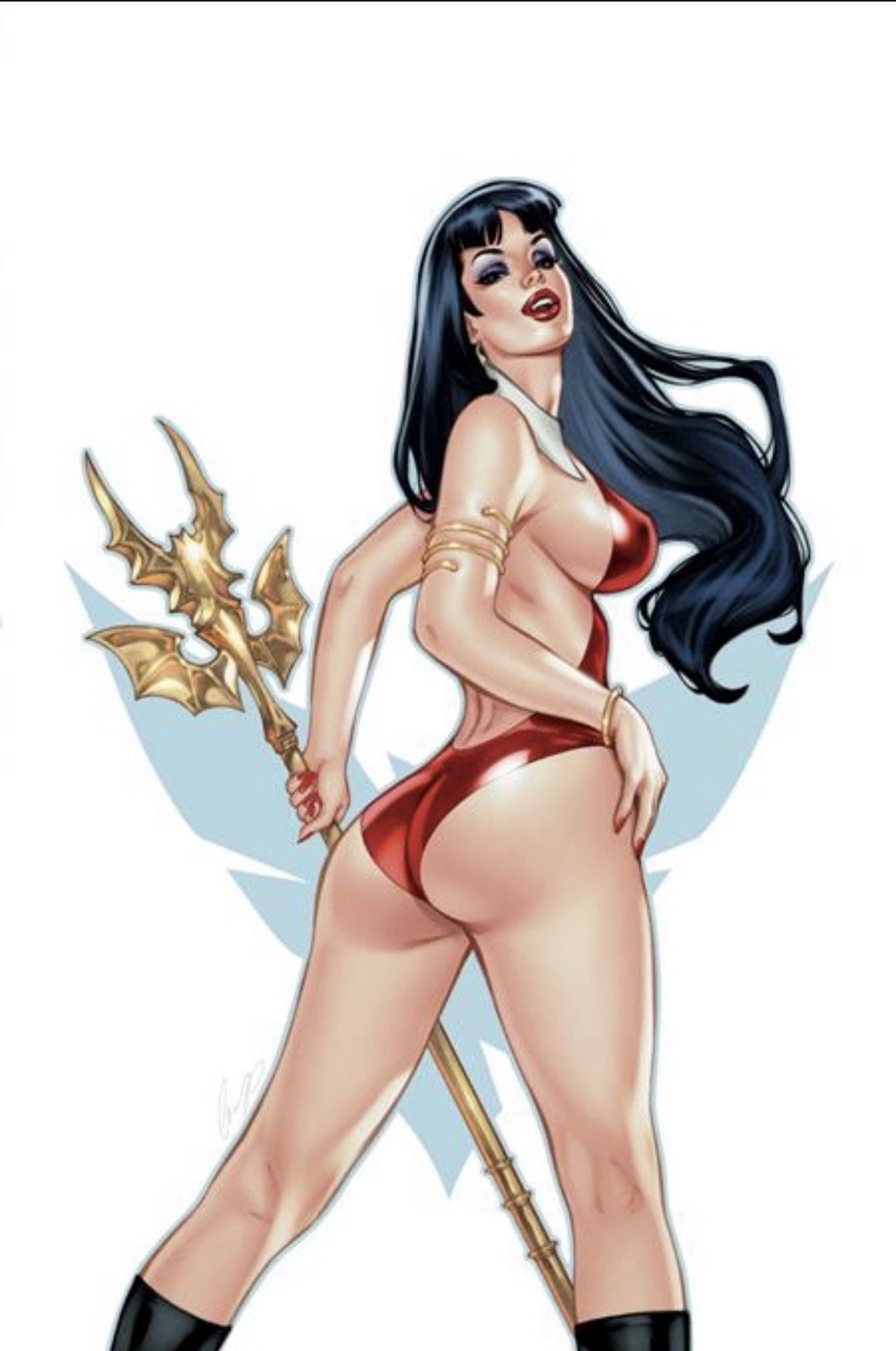 🔥🦇 VAMPIRELLA 3 (2026) ELIAS CHATZOUDIS 1:10 Virgin Ratio Variant Cvr H