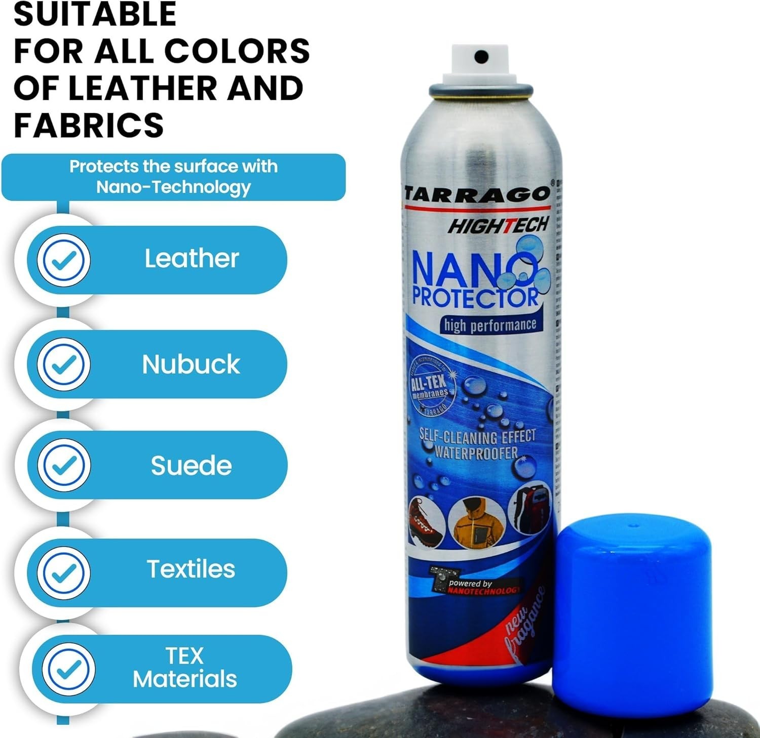 6.5oz Nano Technology Shoe Protector | All-Material Waterproof Defense Spray