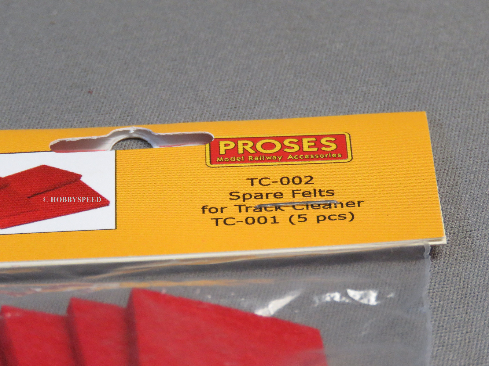 BACHMANN HANDHELD TRACK CLEANER REPLACEMENT PADS 5 pcs. felt N HO On30 BAC39014