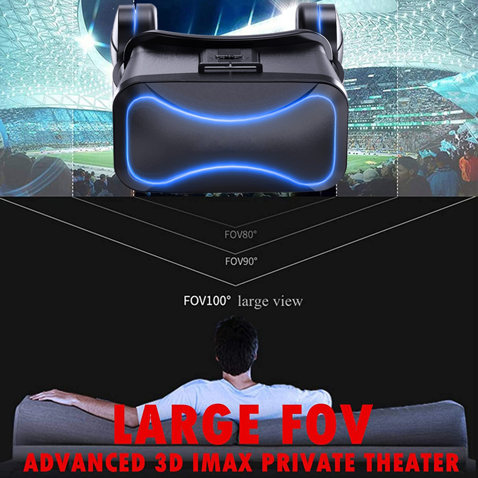 Wireless VR Headset Immersive VR Goggles for Kids 3D Virtual Reality Goggles