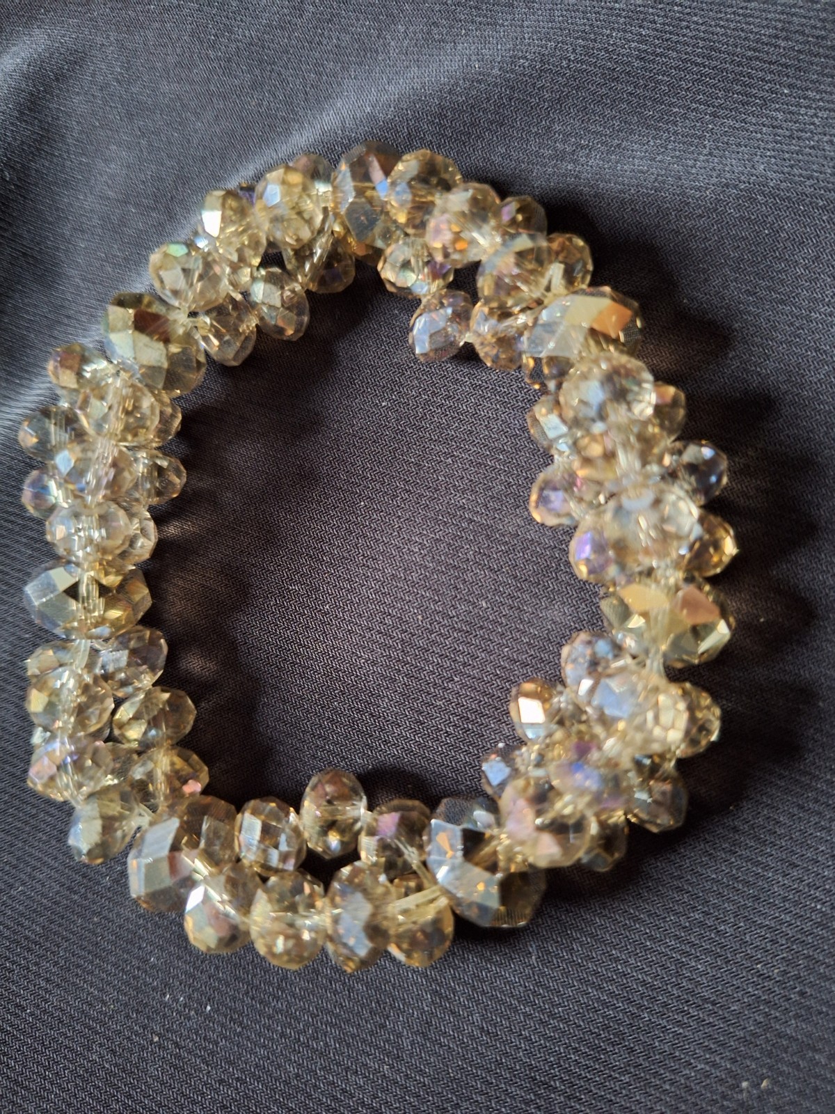 Crystal Beaded Stretch Bracelet