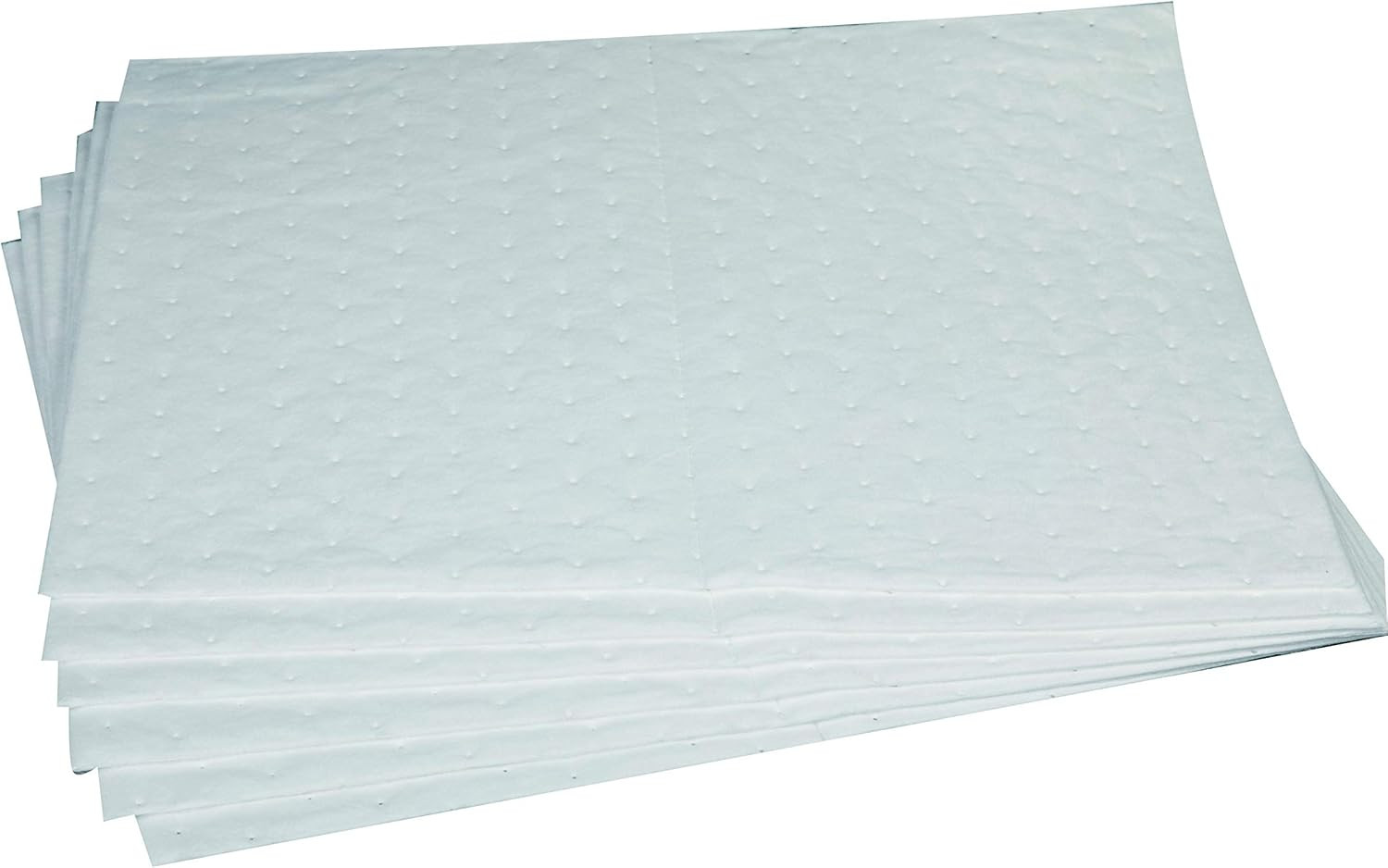 LT111A Oil Spill Absorbent Mats for Garage, Oil Only White Heavy Weight Absorben