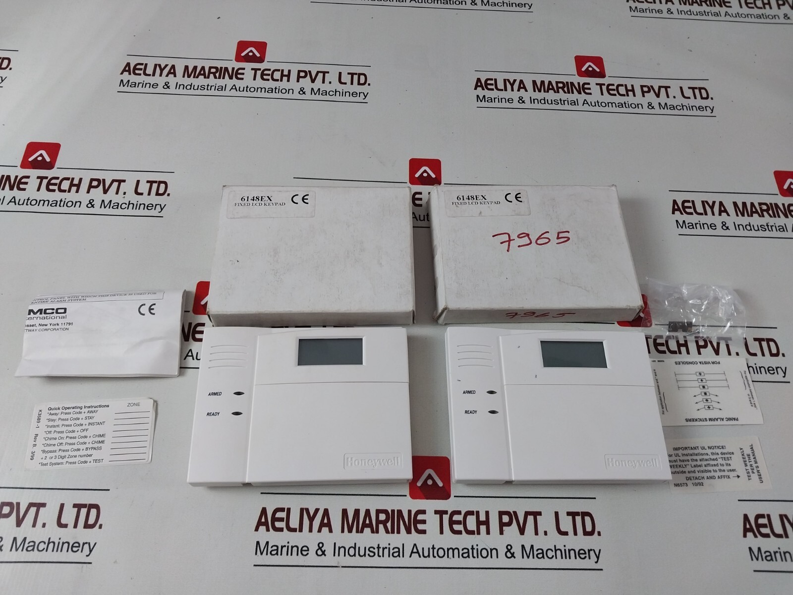 Honeywell 6148ex fixed lcd keypad