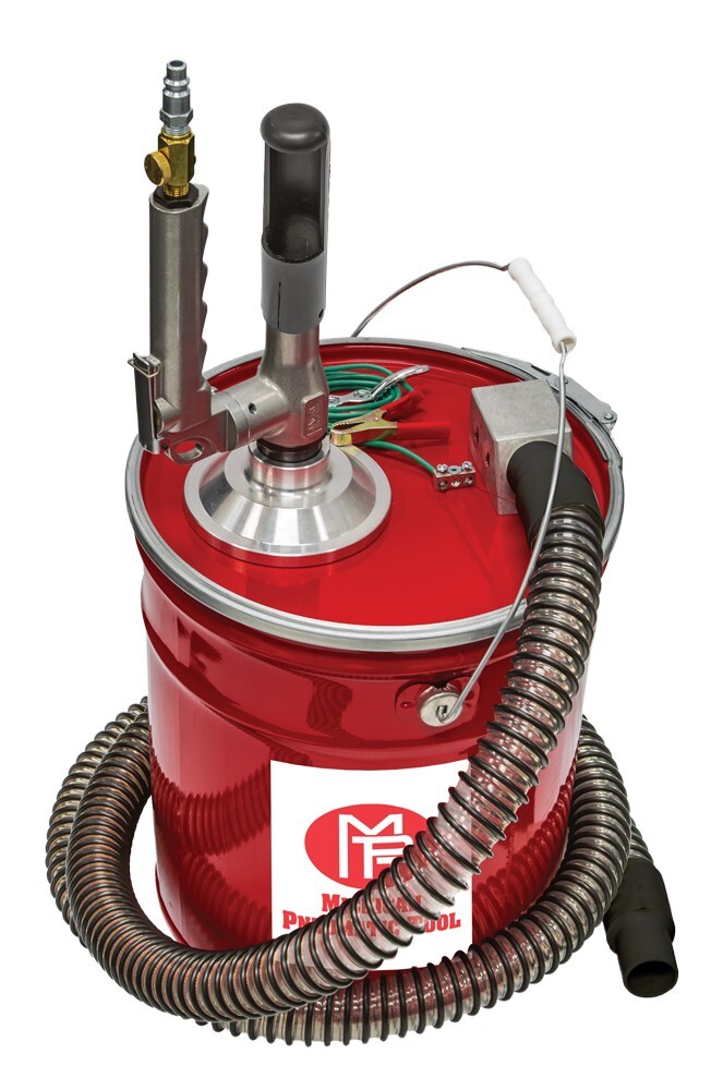Michigan Tool Pneumatic Vacuum Dust Collector Extractor for Chipping Hammer etc