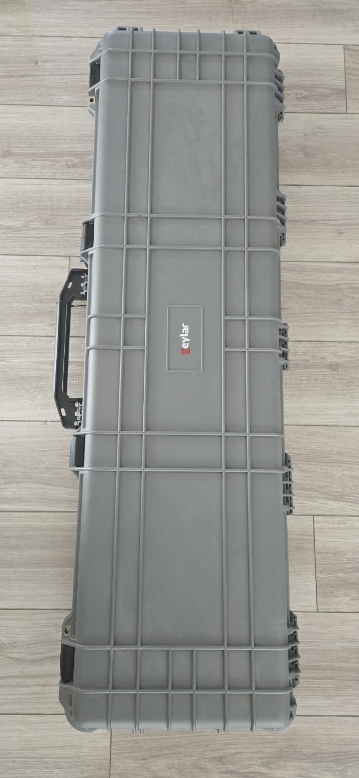 Eylar Protective Hard Case - Large Tactical Rifle/Equipment Case - Gray