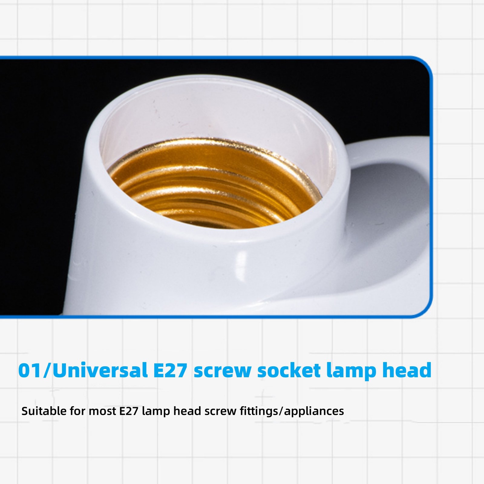 1Pc E27 Auto Human Motion Sensor Detector Bulb Light Lamp Base Holder AC110-240V