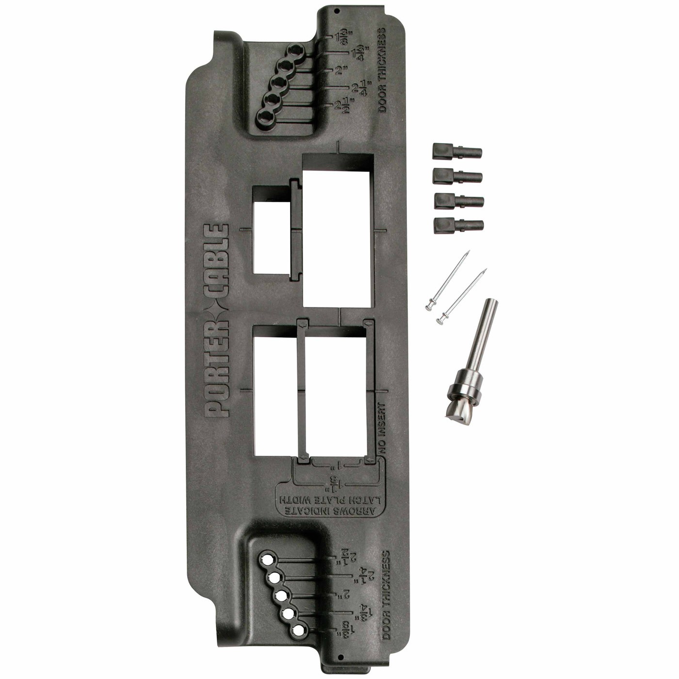 Porter Cable 59375 Strike and Latch Template with High-Speed Steel Bearing Bit