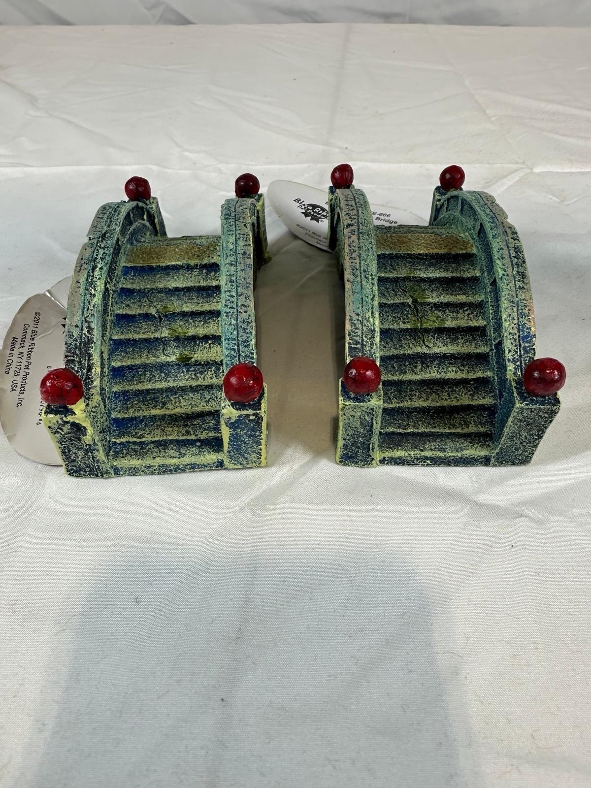 Exotic Decorative Creations For Aquariums Stone Bridges 5x2 Inch ( 2 Pieces)