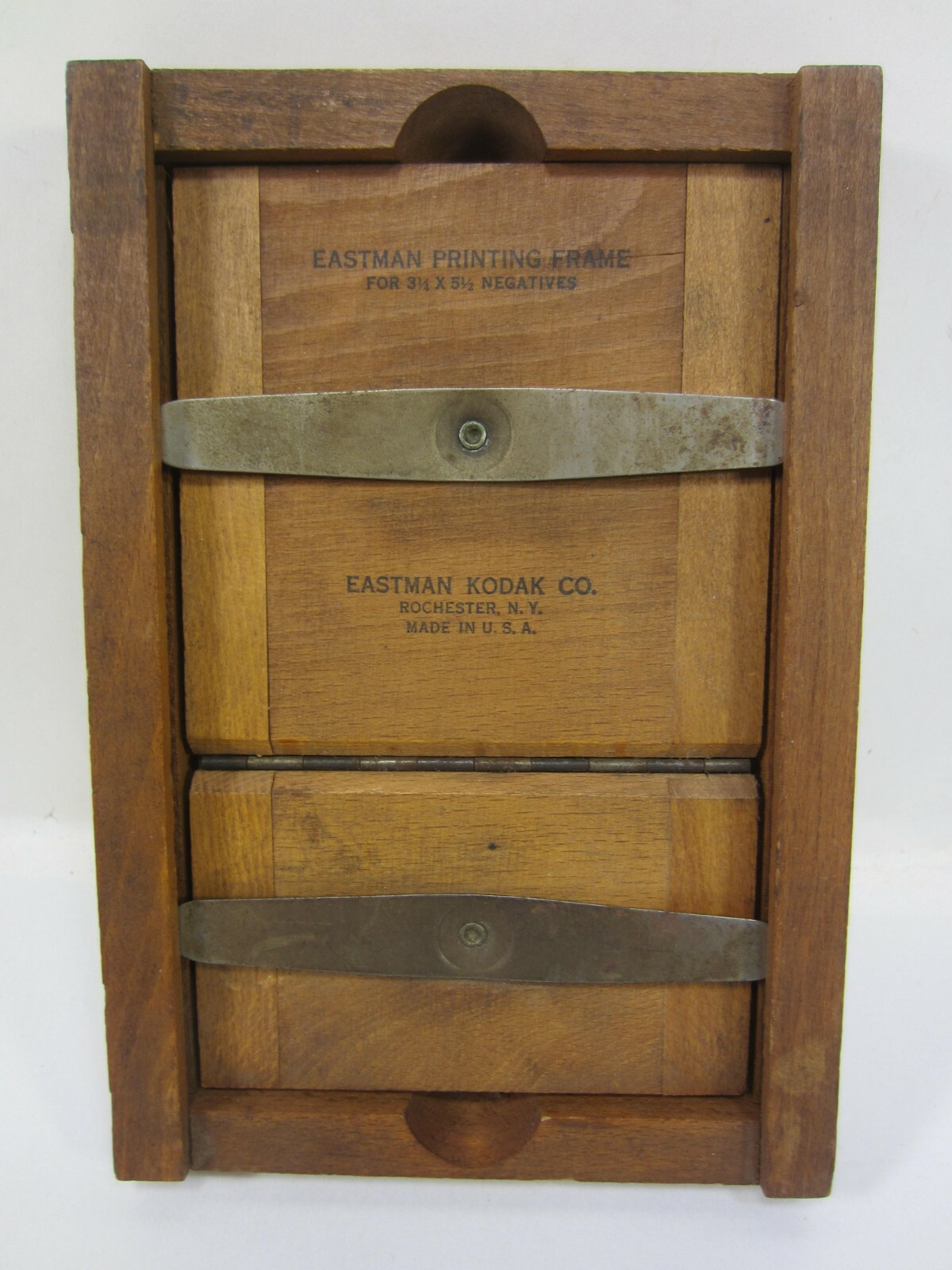 Antique Eastman Kodak 3 1/4" x 5 1/2" Wooden Negative Holder