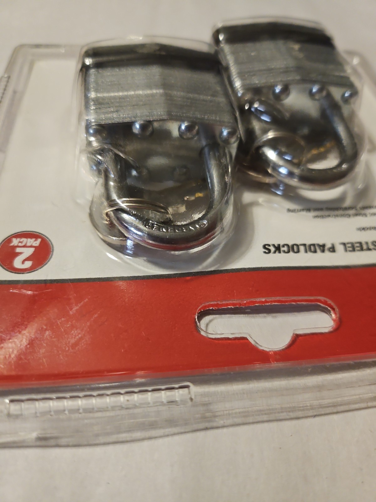 Hyper Tough 40mm Laminated Steel Keyed Padlock, 2 Pack