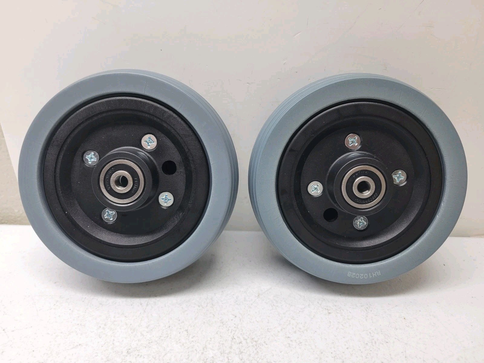 2 Pack Compatible 6"x2" Wheels for Jazzy Wheelchair and Others NEW