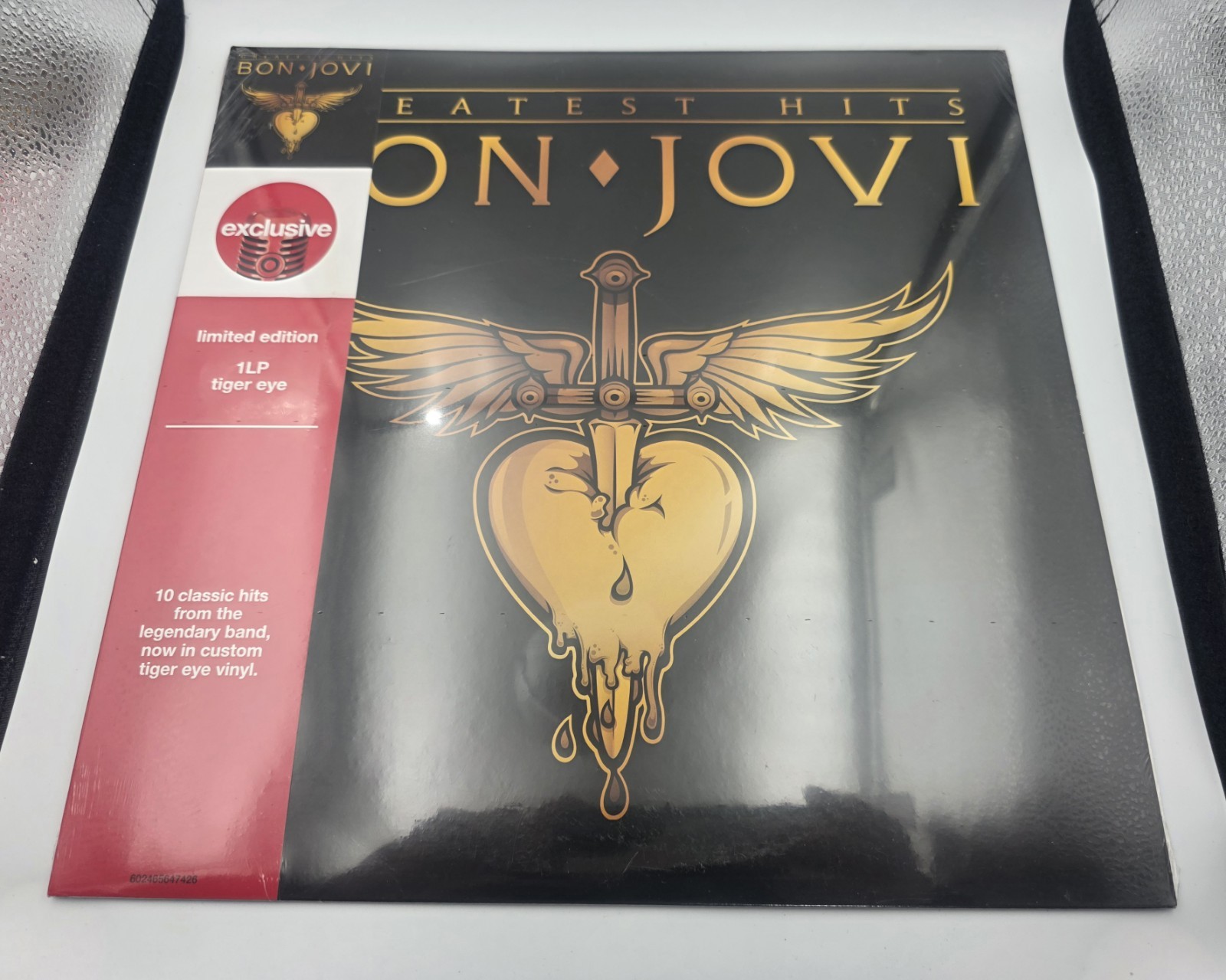 Bon Jovi "Greatest Hits" Target Exclusive Edition Tiger Eye LP/Vinyl  New