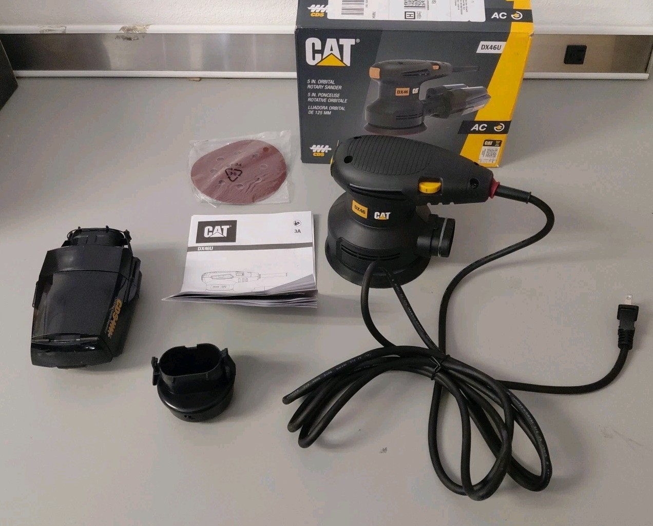 Cat 5in. Orbital Rotary Sander (DX46U)