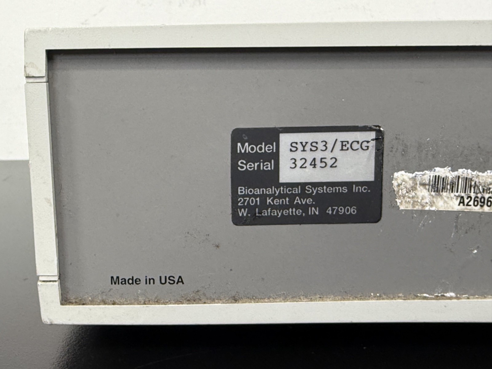Vetronics SYS3/ECG ECG Analyzer Bioanalytical Systems Inc – Tested Working