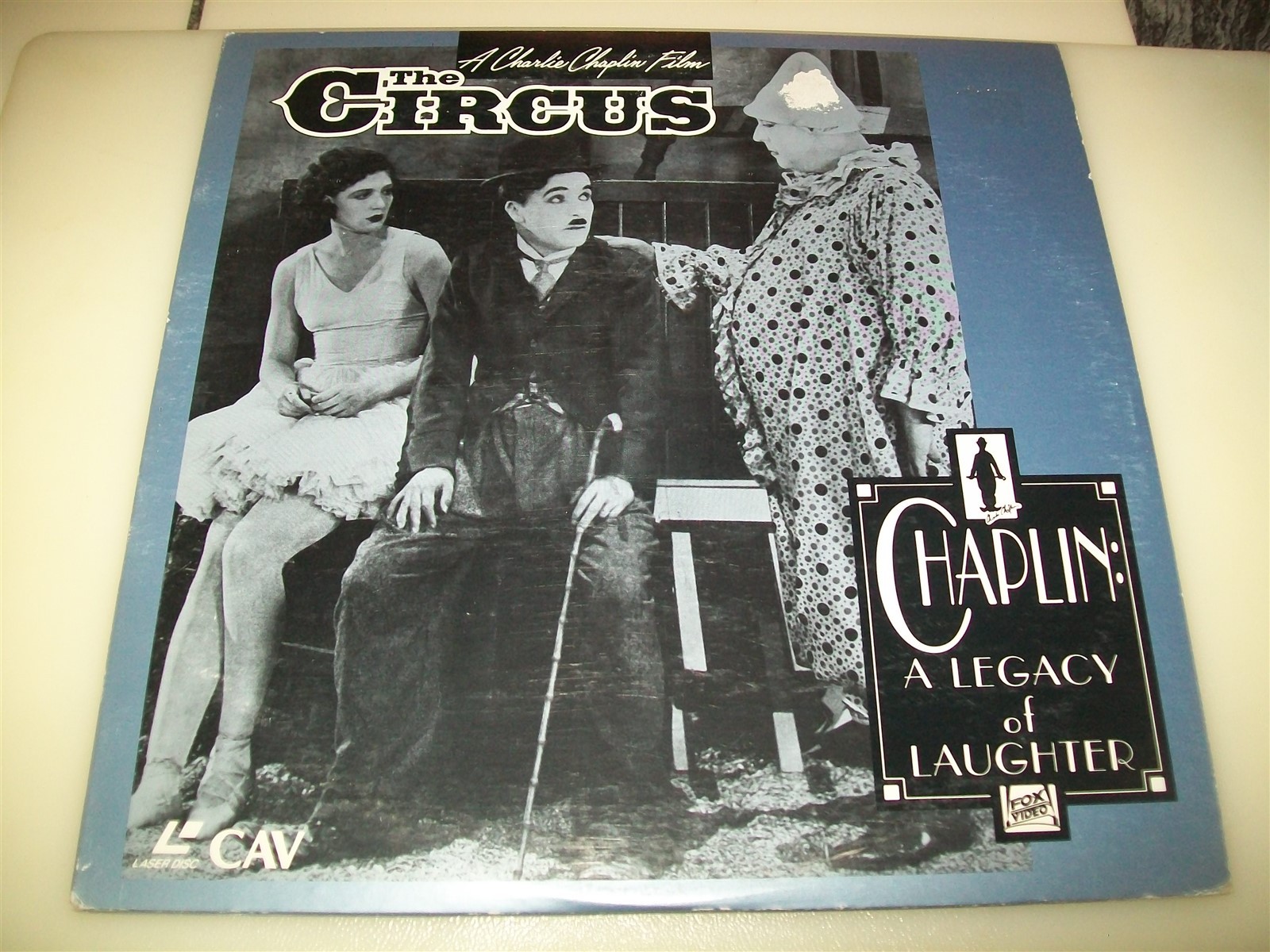 THE CIRCUS 2-Laserdisc LD VERY GOOD CONDITION RARE CHAPLIN: A LEGACY OF LAUGHTER