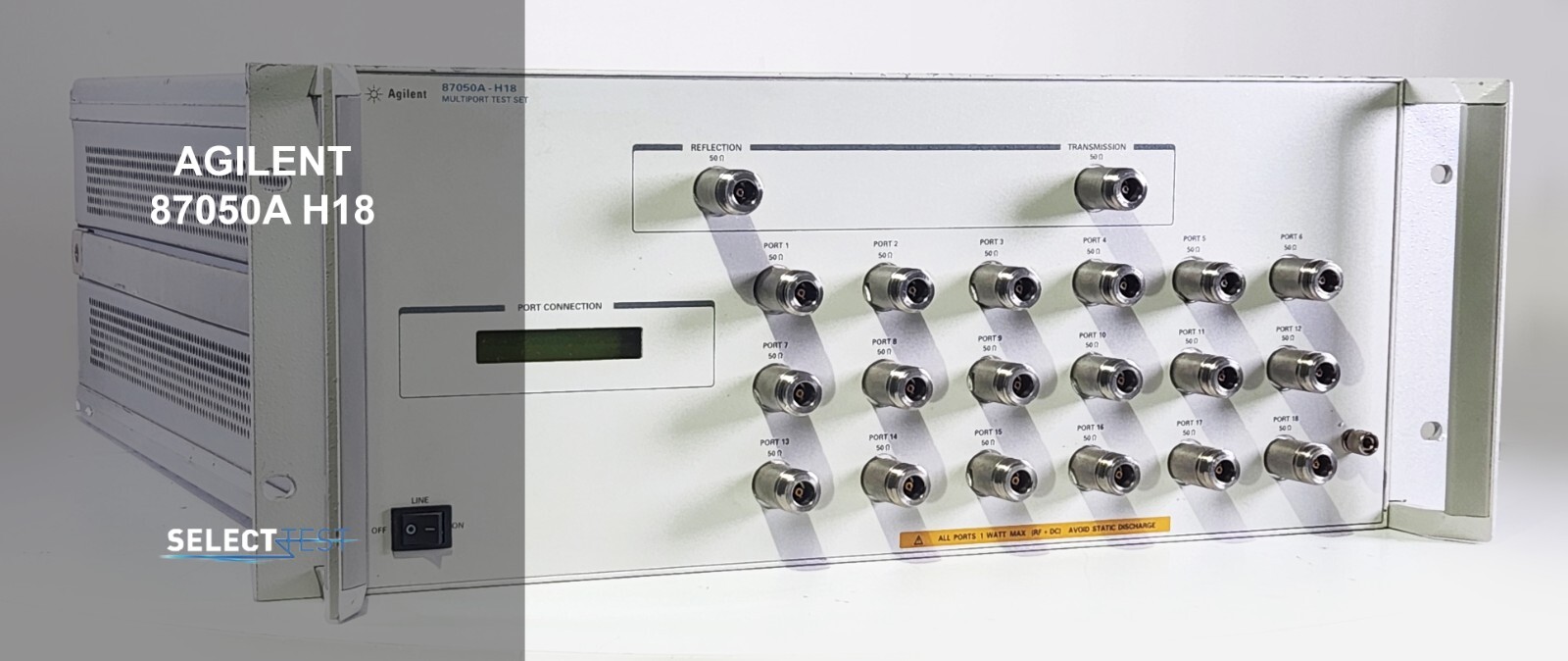 AGILENT (HP) 87050A – H18 MULTIPORT TEST SET 18 PORTS ****LOOK**** (REF.: 411L)