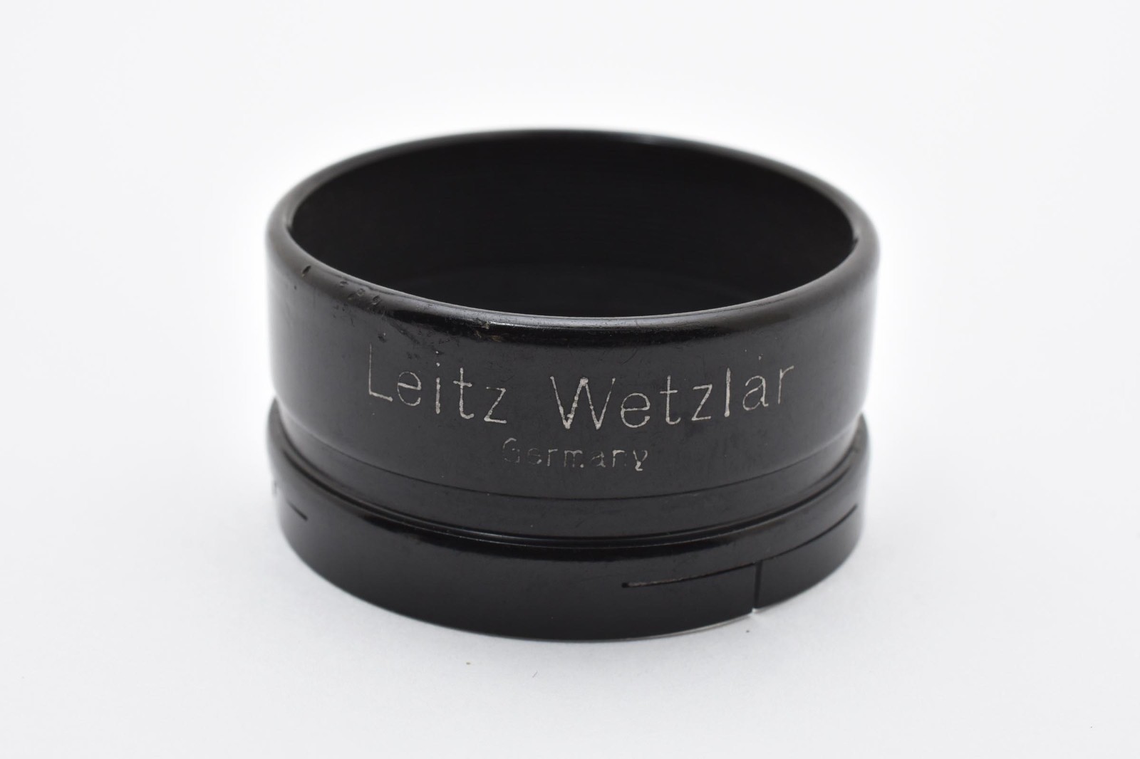 [EXC+5] Leica FISON black paint Lens Hood for Elmar 5cm From Japan #13751