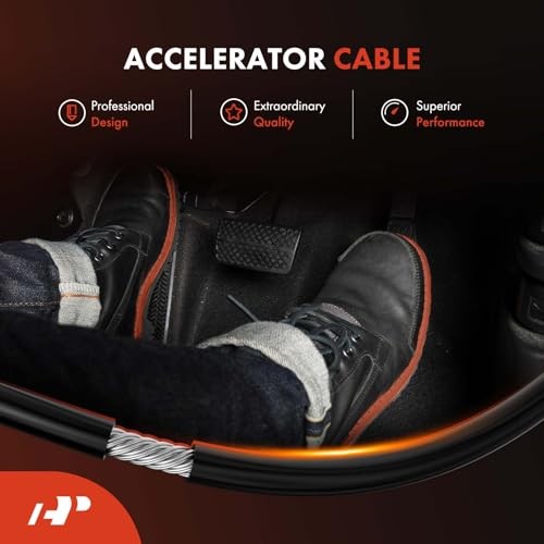 25 inch Carburetor Accelerator Cable Compatible with Chevrolet Impala,