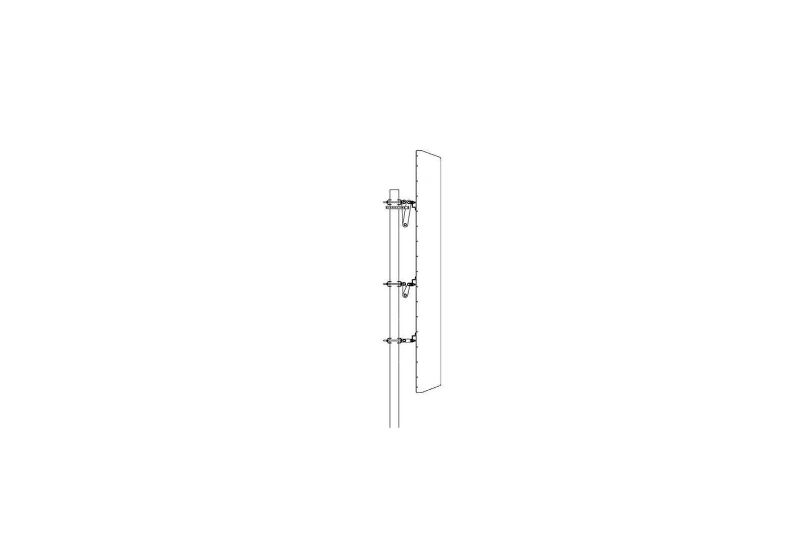 Amphenol Antenna Solutions 21700000 Mount & Downtilt Bracket for Antenna
