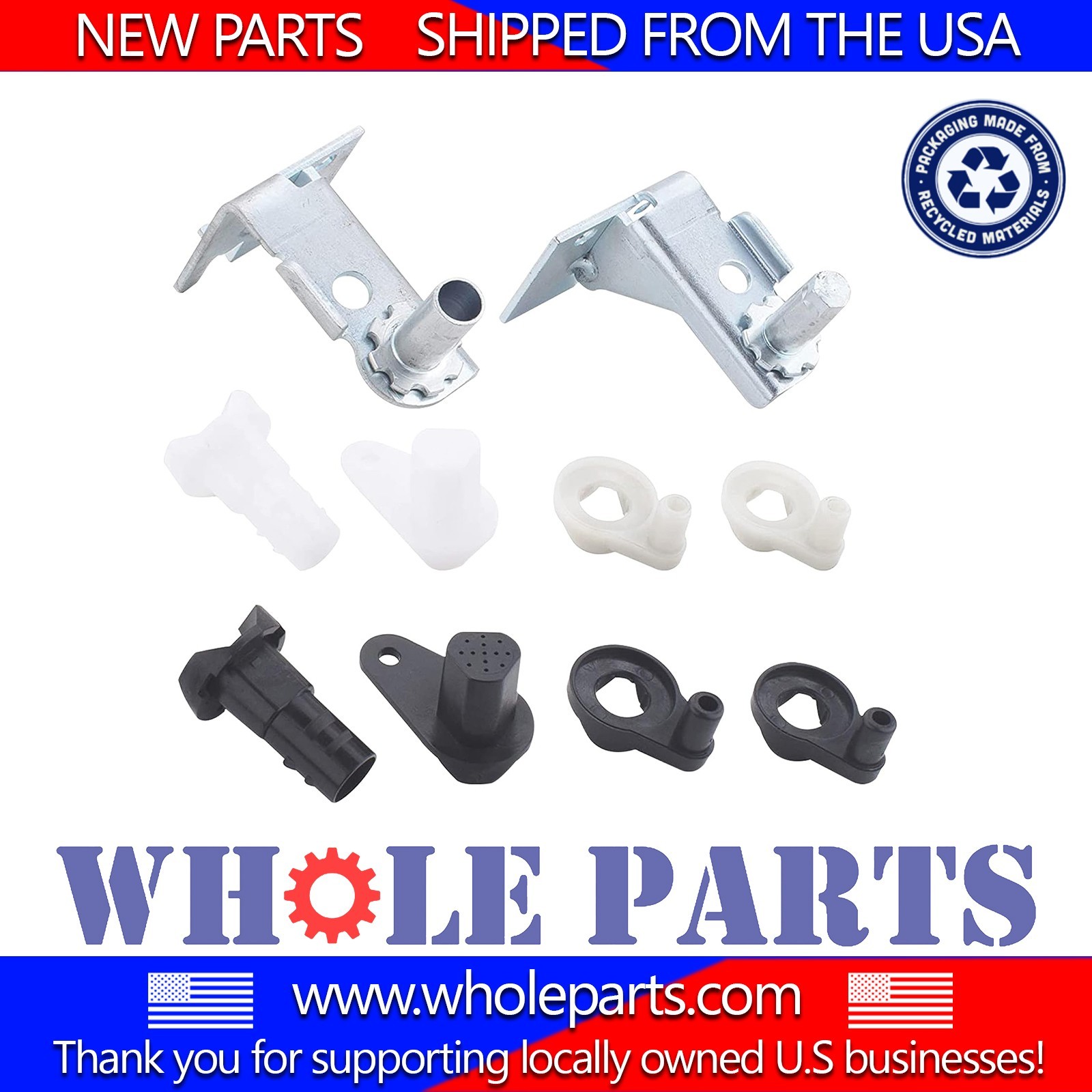 New 5303918455 Refrigerator Adjustable Hinge Kit  Frigidaire-FREE PRIORITY SHIP