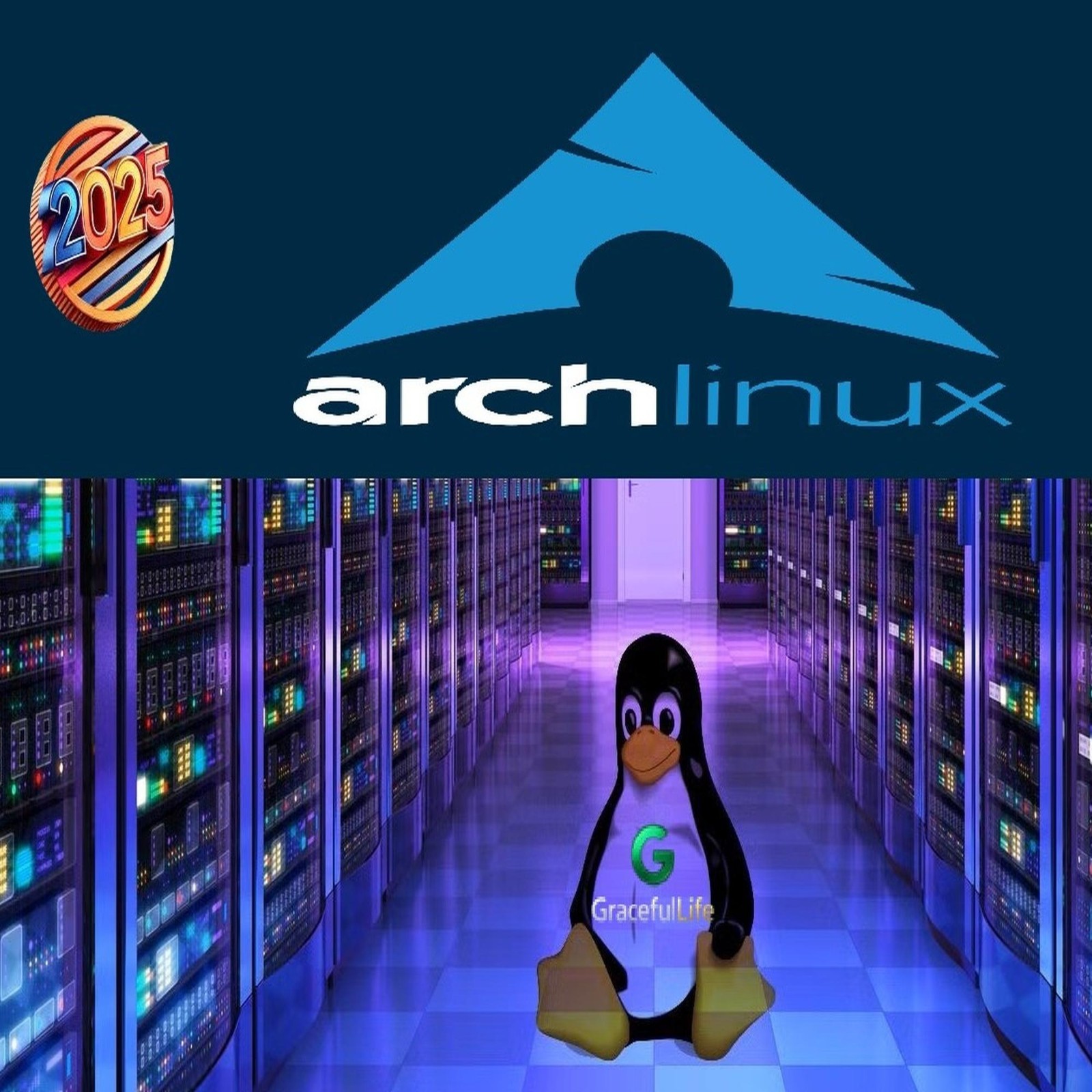 ARCH Linux 64-Bit  Live Install Bootable OS Software ~ 2025 edition