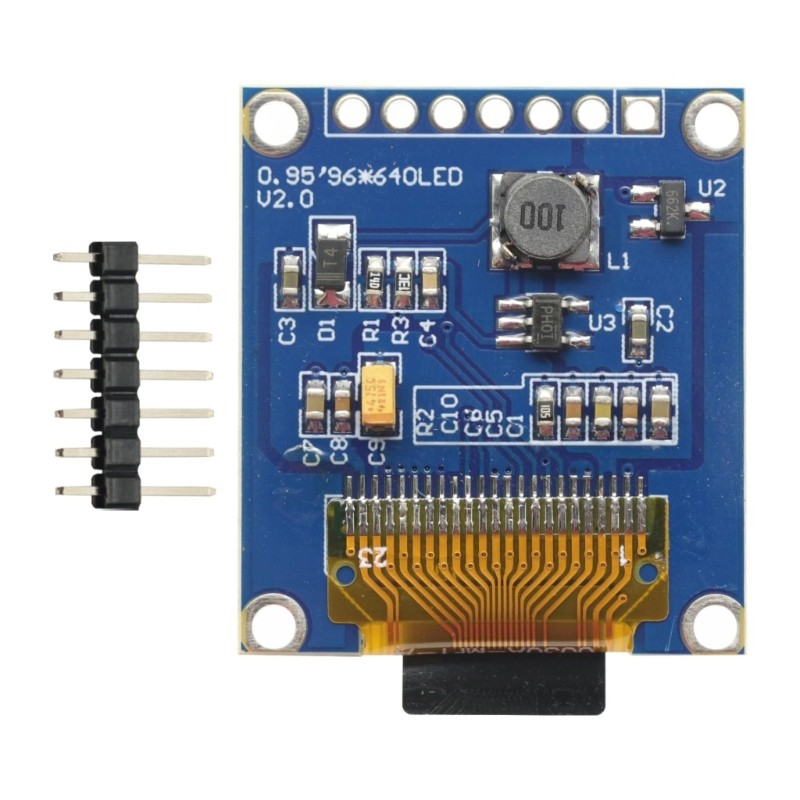 0.95inch Color Organic LED Display 96x64 Resolution For Various Controllers