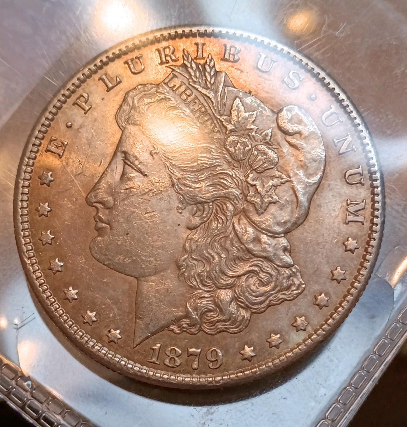 1879-S Morgan Silver Dollar $1 San Francisco Nice Color