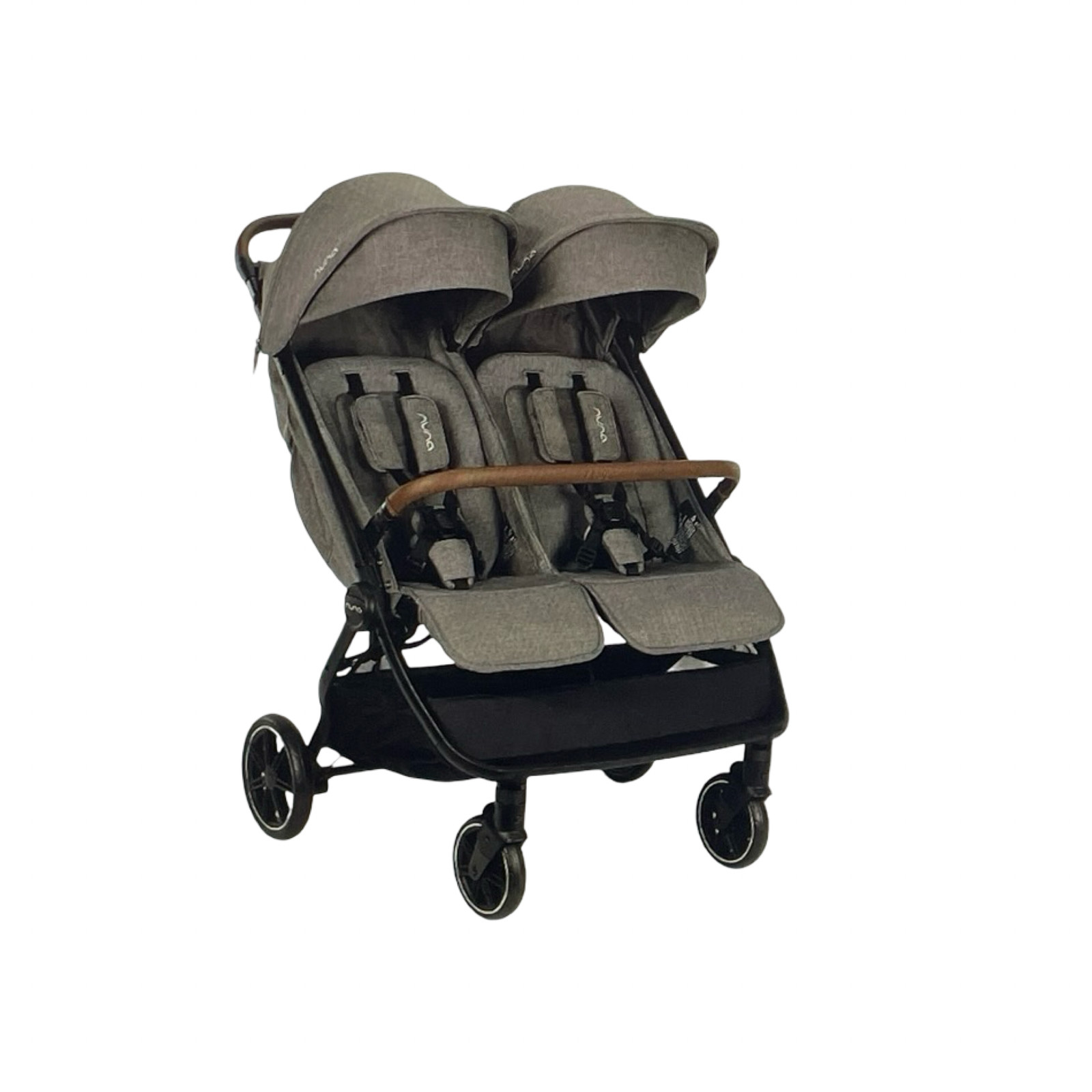 Nuna TRVL DUBL Granite Stroller model ST19800GRN #ND4732 (AR)
