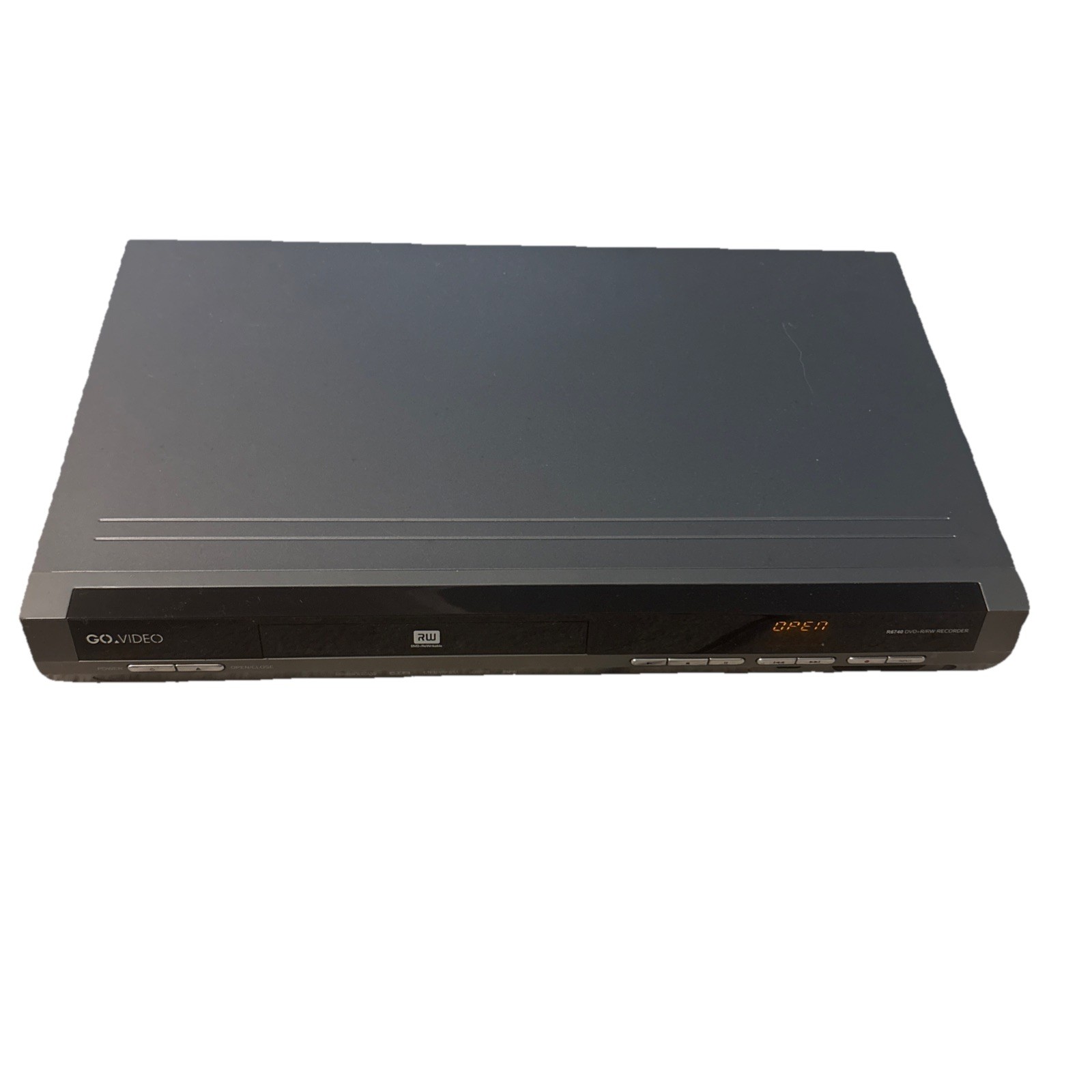 GO Video R6740 DVD+R/RW Recorder Rewritable Dolby Digital MP3 For TV VCR DVD VTG