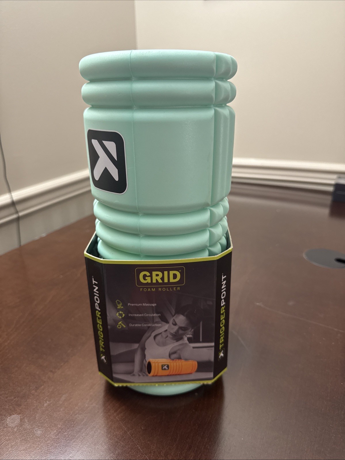 TriggerPoint 13 inch GRID Foam Roller - Seafoam Green