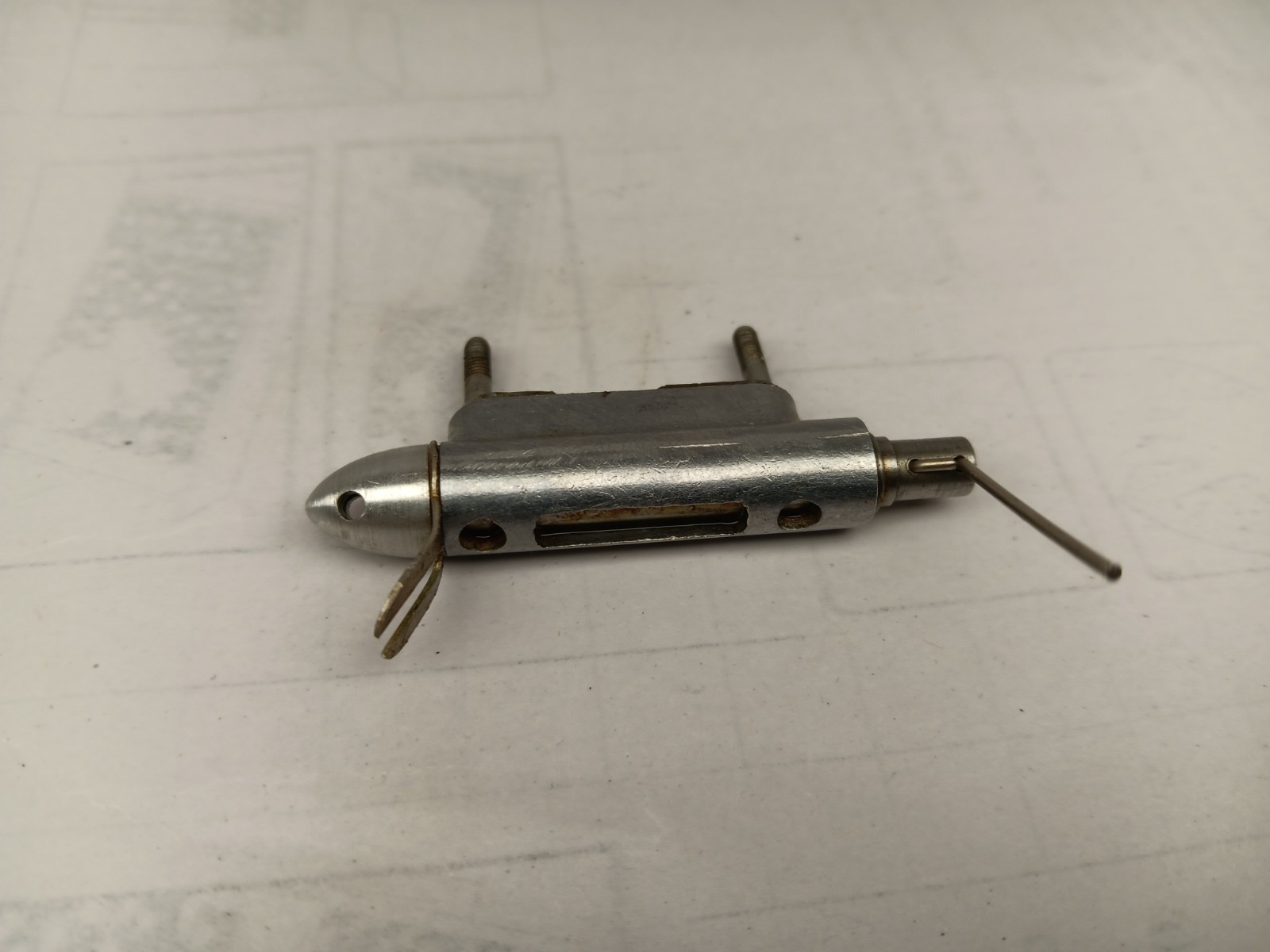 VINTAGE EXHAUST THROTTLE FOR MODEL ENGINE