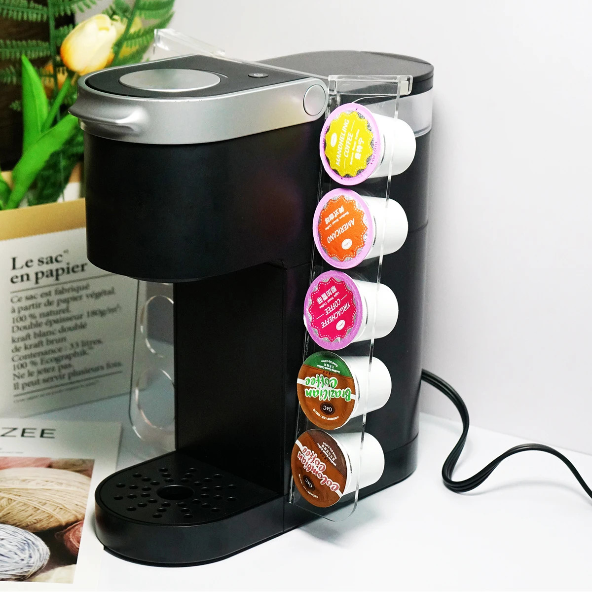 Coffee Capsules Pod Hanging Storage,Compatible With Single Serve Keurig K-Mini