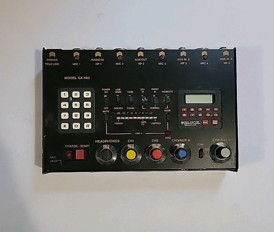 Telfax GX-440 - Radio Broadcast Remote Mixer - Untested
