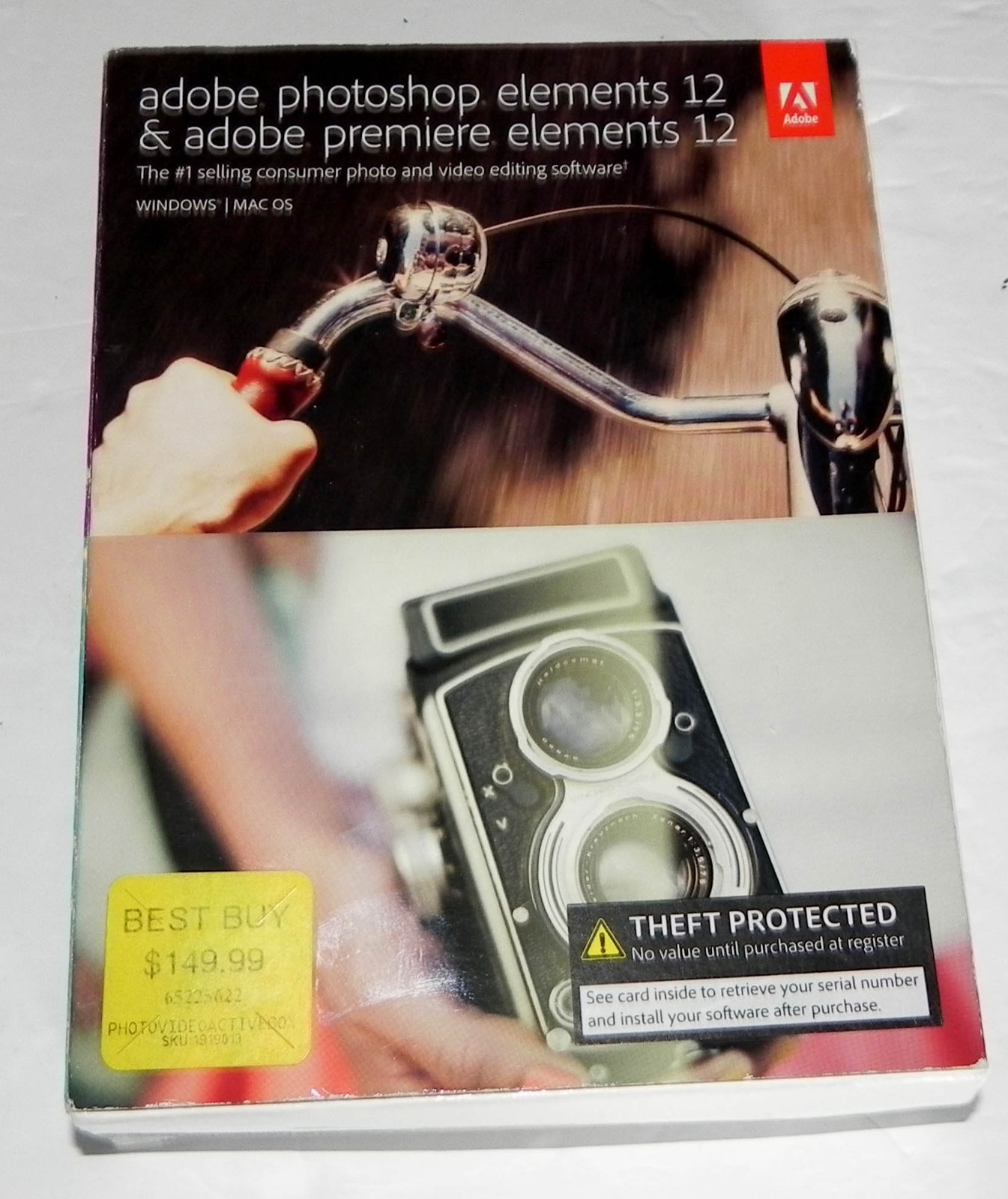 Photoshop Elements 12 plus Premier Elements 12 Windows and Mac NIB