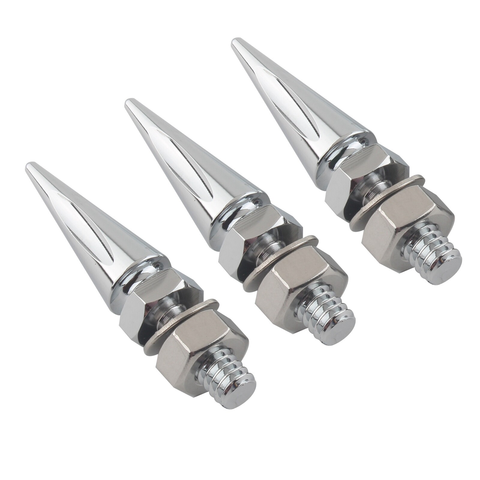 Chrome Spike Windshield Bolt Kit For Harley Tri Glide Ultra Classic 2009–2013