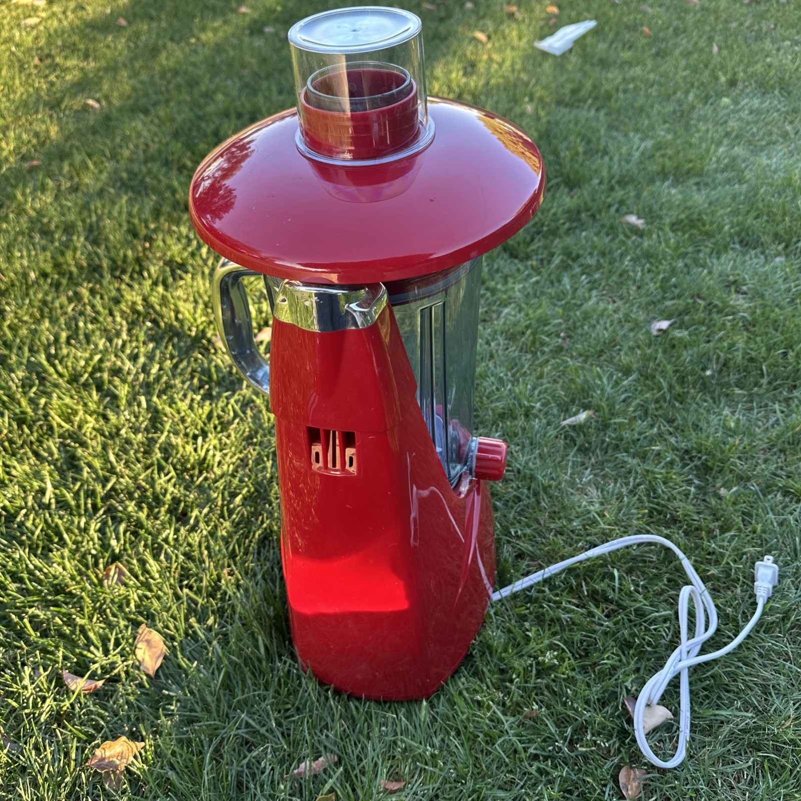 Vtg Red Torpedo Model 8337 Multi-Purpose Table Top Blender Juicer