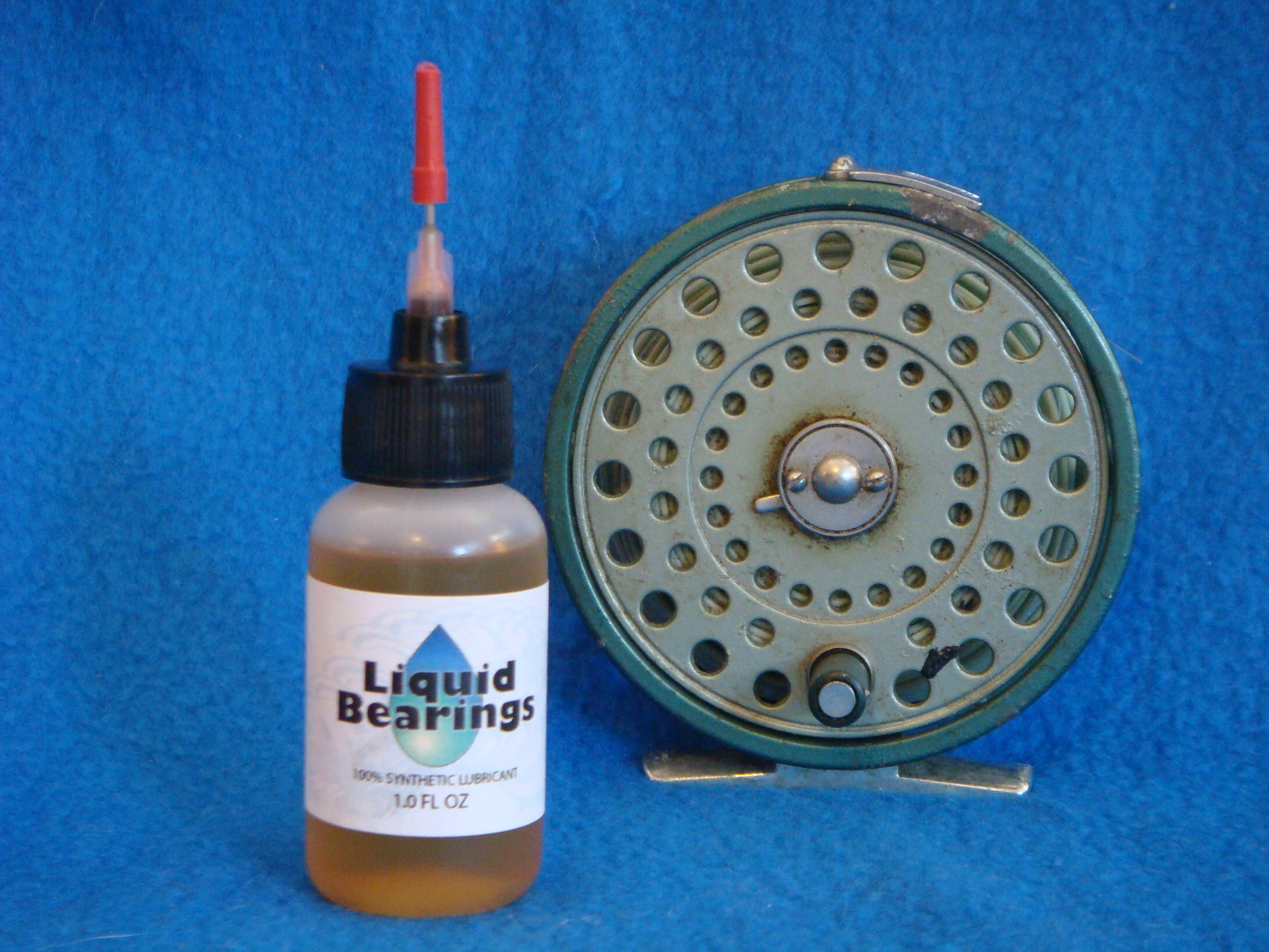 Liquid Bearings 100%-synthetic oil for vintage Pflueger fly reels and all reels